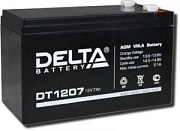 Батарея 12V/ 7,0Ah DELTA DT 1207 клеммы F1 срок службы 5 лет 