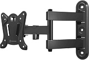 Кронштейн для ТВ ONKRON R4 чёрный, для 10"-35", наклон 8°, поворот 180°, нагрузка до 25 кг, расстояние до стены 65-408 мм