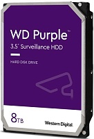 Жесткий диск  8000Gb WD 256Mb SATA WD85PURZ Purple  для систем наблюдения  