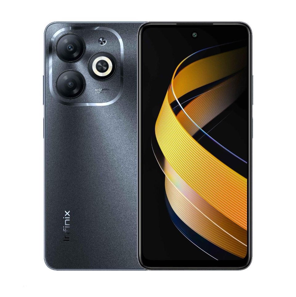 Смартфон Infinix SMART 8 4/128 ГБ, чёрный