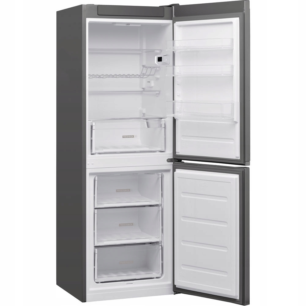 Холодильник Whirlpool W5 721E OX 2 (Объем - 310 л / Высота - 176 см / A+++ / Серый / Морозилка - LessFrost)