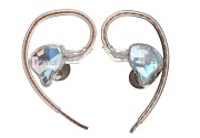 Проводные IEM наушники FIIO JD10, (кабель 1.2 м/ Type-C), Прозрачные