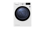Сушильная машина с тепловым насосом LG RH80V3AV6N (69см / 8кг / Конденсационная / Allergy Care / Eco Hybrid™ / DUAL Inverter Heat Pump™/ThinQ™/Wi-Fi) Белый