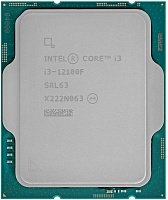 Процессор Intel Core i3-12100F Tray без кулера  Alder Lake 3.3(4.3) ГГц /4core/ без видеоядра/ 12Мб /89Вт s.1700 CM8071504651013