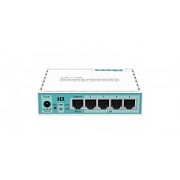 Маршрутизатор Mikrotik hEX (RB750Gr3) Проводной гигабитный 5-портовый роутер с поддержкой 3G/4G модемов и USB-портом и microSD-слотом, розетка UK 