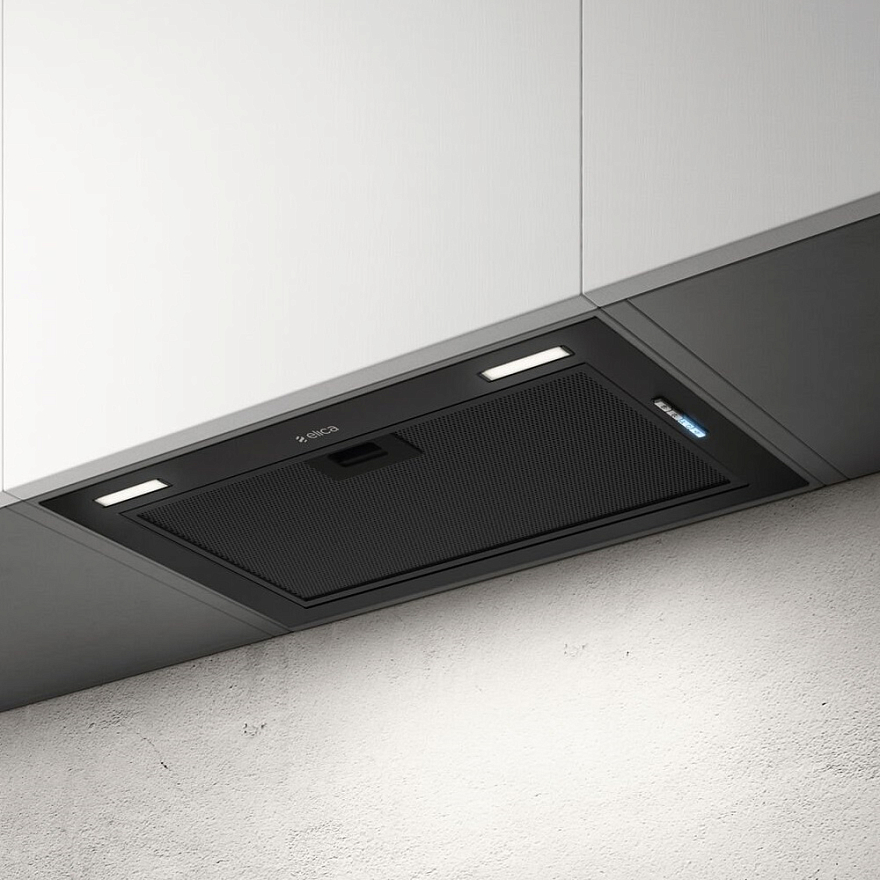 Вытяжка полновстраиваемая Elica FOLD BL MAT/A/72 (1050 м³/ч / 180 Вт / LED освещение 2x2.1 Вт / ширина - 71.4 см / матовый черный)