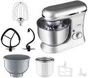 Миксер планетарный Zelmer ZKR1360 (1200Вт/ 5 л/ скоростей 6/ турборежим/ серебристый) 
