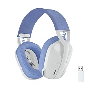 Игровые беспроводные наушники с микрофоном Logitech G435 LIGHTSPEED Wireless, Stereo, USB Type-C, WHITE (981-001074) Белый
