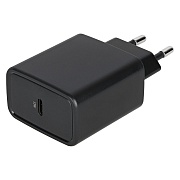 Сетевое зарядное устройство TFN WCRPD27 (USB Type-C/4.5A/33W/быстрая зарядка QC+PD/чёрное) Чёрный