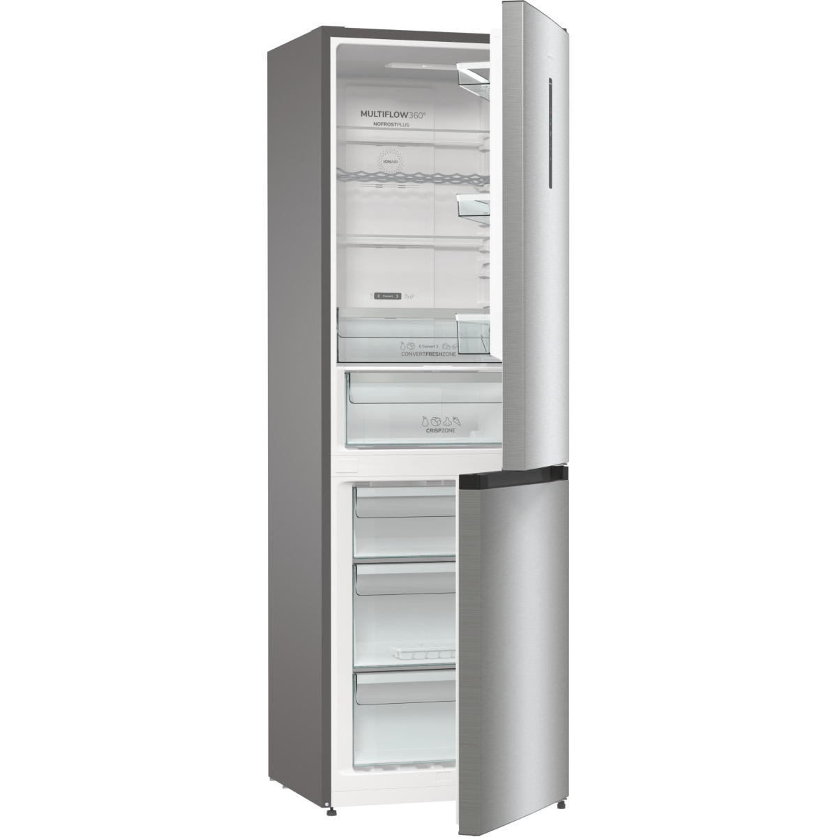 Холодильник Gorenje NRK6192AXL4 (Advanced / Объем - 302 л / Высота - 185см / A++ / Серебристый / NoFrost)