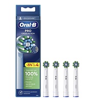 Насадка для зубных щеток Braun Oral-B Pro Cross Action EB50RX-4 (4 шт) 