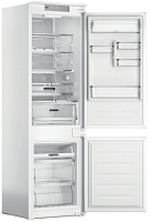 Холодильник встраиваемый Whirlpool WHC18 T574 P (Объем - 250 л / Высота - 177 см / Слайдерное крепление фасадов / A+++ / Белый / Total NoFrost)