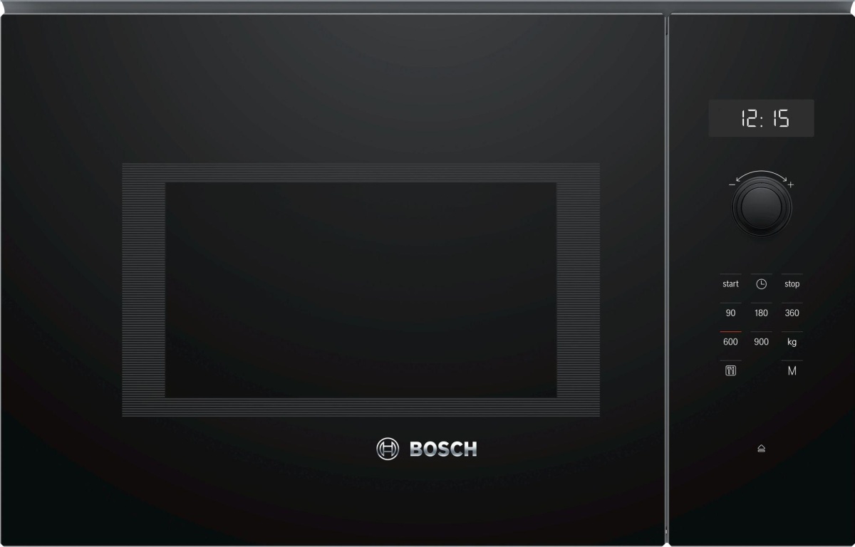 Микроволновая печь встраиваемая Bosch BFL554MB0 (Serie6 / черный / 25л / ширина - 59,4 см / 900Вт / Autopilot7)