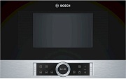 Микроволновая печь встраиваемая Bosch BFL634GS1 (Serie8 / черный/нерж / 21л / ширина - 59,4 см / 900Вт / Autopilot7)