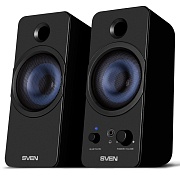 Колонки 2.0 SVEN 431 / 6W / Bluetooth / USB-питание / Аудиовыход на наушники / Чёрный / корпус - пластик Чёрный