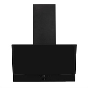 Вытяжка наклонная KRONA ALVA 600 black S (633 м³/ч / 65 Вт / LED освещение 2x1.5 Вт / ширина - 59.5 см / чёрный / cтекло)