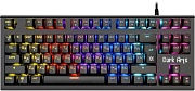 Проводная игровая клавиатура Defender Dark Arts GK-375, (TKL (80%)/Механическая/Кабель 1.5м), Черная 