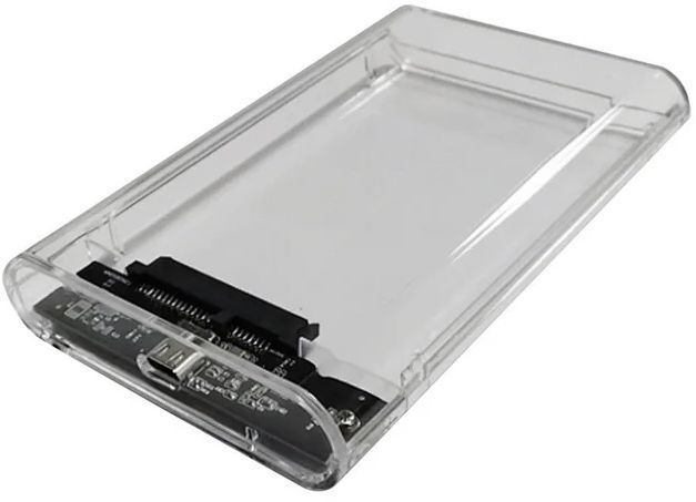 Внешний бокс для HDD/SSD AgeStar 3UB2P4C, прозрачный