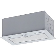 Вытяжка полновстраиваемая KRONA WERMUT 500 DN WHITE PB (950 м³/ч / 125 Вт / LED освещение 2x3 Вт / ширина - 49,5 см / белый / металл/стекло)