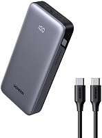 Портативная батарея Ugreen PB535, (USB/Type-C*2/30W/FC/LED индикатор) 10000мАч, Серая (55994B)