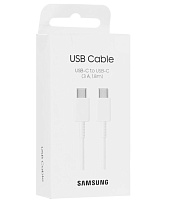 Кабель Samsung EP-DX310JWRGRU USB-C - USB-C, 1.8 метра, 3А - белый