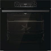 Духовой шкаф Gorenje BOS6737E06FBG (Essential / 77 л / до 300 °C / Чёрный, стекло / AquaClean / телескоп. напр. (x1) / А / IconLED / GentleClose)