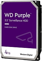 Жесткий диск 4 000Gb WD 256Mb SATA WD43PURZ  Purple  для систем наблюдения 