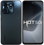 Смартфон Infinix HOT 50i 6/128 ГБ, чёрный Чёрный