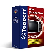 Набор для ухода за СВЧ Topperr 3412 очиститель+салфетка 