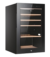 Винный шкаф Haier HWS49GA (Высота - 82 см / 49 бутылок / 4 полки / А+) Чёрный