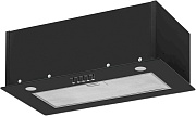 Вытяжка полновстраиваемая KRONA ARVEN 500 BLACK PB V2 (1050 м³/ч / 125 Вт / LED освещение 2x3 Вт/ ширина - 50 см / чёрная)