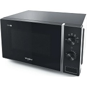 Микроволновая печь Whirlpool MWP 101 SB (20 л, 700 Вт, переключатели поворотный механизм, черный/серый) Чёрный/серый