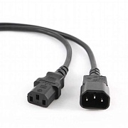 Кабель монитор-компьютер (UPS->уст-во) ExeGate Power EC-1,8P (С13->С14) VDE-250V-3*0,75-CU, 10A, 1.8м