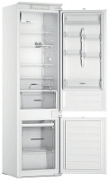 Холодильник встраиваемый Whirlpool WHC20D023B1 SF (Объем - 300л / Высота - 193.5см / Слайдерное крепление фасадов / A++ / Белый / Морозилка - NoFrost)