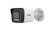 Видеокамера iFLOW F-IC-1146CM уличная циллиндрическая F1.0, 2.8mm, 4MPix, ИКподсветка, PoE Белый