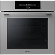 Духовой шкаф Haier HOQ-F6QSN3GG (72л / до 300°C / Серый / Гриль / Пар / Телескоп.напр.(x1) / Катализ / SoftClose / A++)