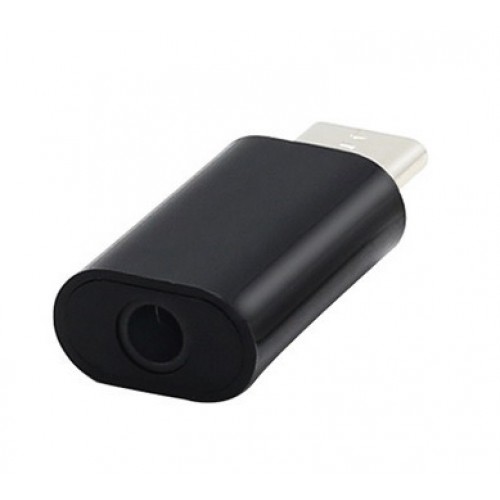 Адаптер-переходник KS-is USB-C в AUX (KS-376) USB-C папа/Jack3.5 мама, черный