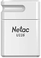 Память USB3.0 Flash Drive  64Gb Netac U116 WHITE  [NT03U116N-064G-30WH] Белый