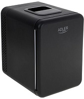 Мини холодильник Adler AD 8084 (Объем - 4 л / Высота - 27 см / Ширина - 18.3 см / Чёрный / питание - 220В (от сети) или 12В (от прикуривателя))