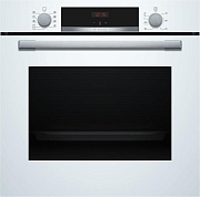 Духовой шкаф Bosch HBA534BW3 (Serie4 / 71 л / до 275 °C / Белое стекло / Гриль / съемные направляющие / Катализ / SoftClose / A+)