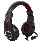 Игровая гарнитура DEFENDER WARHEAD G-185 (64106), jack 3.5 mm, чёрные/красные Черный/Красный