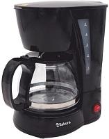 Кофеварка капельная Sakura SA-6107BK (используемый кофе - молотый / 650 Вт / 0.6 л)