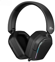 Беспроводные игровые наушники Royal Kludge RK HG101, (объемный звук 7.1, 2.4ГГц, Bluetooth 5.0, кабель 1.8 м), Черные