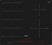 Поверхность индукционная Bosch PXE601DC1E (Serie8/ Чёрная стеклокерамика/ 4 конфорки/QuickStart/PowerBoost/ReStart/PerfectFry Plus/ Таймер / 7,4 кВт) Чёрный