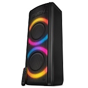 Беспроводная портативная колонка SVEN PS-710 / 100W / microSD / USB / FM / Bluetooth /  Батарея 4400mAh / RGB подсветка / караоке / Чёрный Чёрный