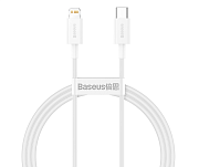 Кабель Baseus Superior Series Lightning - Type C, 1м, белый Белый