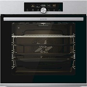 Духовой шкаф Gorenje BPS6747A06X (Advanced / нерж. / SilverMatte / IconLED+ / GentleBake / AirFry+ / AquaClean / WarmPlate / телескоп / пиролиз)