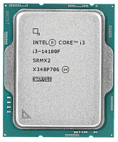 Процессор Intel Core i3-14100F Tray без кулера Raptor Lake Refresh 3.5(4.7) ГГц /4core/ 12Мб /110Вт s.1700 CM8071505092207