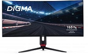 Монитор 34" Digma with Audio Overdrive 34A711Q Curved VA/3440x1440/4ms/300cd/HDMI/DP/Pilot/165Hz  DM34VG02 Чёрный