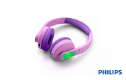 Беспроводные наушники для детей Philips Kids TAK4206PK Bluetooth 5.0 Розовые Розовый